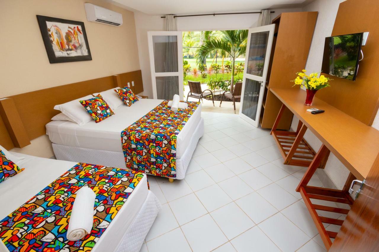 Quarto Triplo com Vista do Jardim